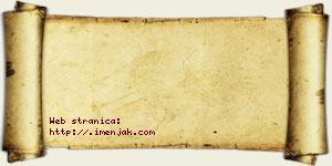 Kristina Milijanović vizit kartica